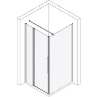 Koralle Trennwand für Pendeltür TPFA, TPWA, TFTA myDay WT 120 1165-1185x2000mm