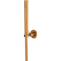 Steinberg Serie 100 Handbrausegarnitur mit Stabhandbrause und Wandhalterung, 1001650RG