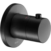 Keuco IXMO Thermostatarmatur Unterputz rund schwarz matt