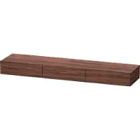 Duravit Schubkastenablage DURASTYLE 440x1800x150mm nussbaum dunkel