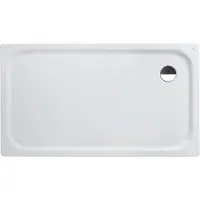 Laufen Duschwanne Platina Stahl inkl.Schallschutz 1400x800x25mm weiß, H2150060000401 H2150060000401