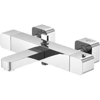 Steinberg Serie 230 Wannenarmatur, Aufputzthermostat, 2 Verbraucher, Ausladung 195mm, 2303100