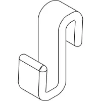 Kermi Nica Handtuchhalter-Haken ZDHHHHHNI000XK transpartent, passend für Seitenwand