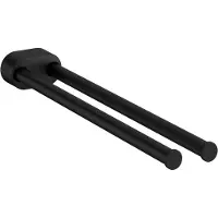 COSMIC Architect s+ Handtuchstange SCHWENKBAR 8x40,5x4,5CM, SOFT BLACK (schwarz matt), 2353675 WJC235A0075036