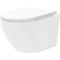 REA Wc Schüssel Randlos Carlo Mini Tornado Flat Pro White