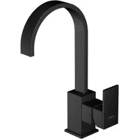 Steinberg Serie 135 Küchenarmatur, schwenkbar, ohne Ablaufgarnitur, Ausladung 150mm, 1351401S, Farbe: Mattschwarz