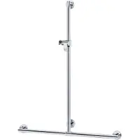 Keuco Duschhandlauf PLAN CARE mit Brausestange 682/1263mm vc