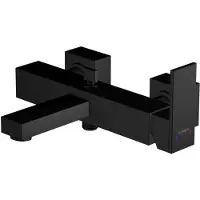 Steinberg Serie 160 Wanne/Brause-EHM matt black, 1 Stk.