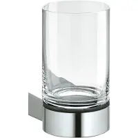 Keuco Glashalter PLAN m Kri-gl u Halt. Alu sil-el