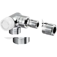 Oventrop OV Thermostatventil Baureihe E WEck links DN 15 1/2Zoll PN 10 verchromt
