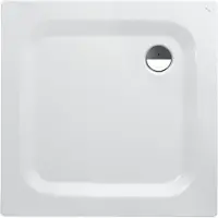 Laufen Duschwanne Platina Stahl inkl.Schallschutz 1000x1000x25mm weiß, H2150040000401 H2150040000401