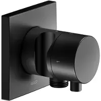 Keuco Umstellventil IXMO UP f 2 Verbr Rosette eckig schwarz matt