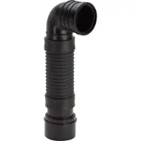 Viega WC-Anschluss-Bogen 90 Grad 8095 713744, 380-460mm, aus PE