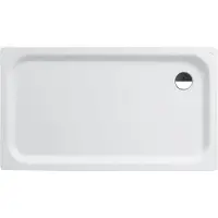 Laufen Duschwanne Platina Stahl inkl.Schallschutz 1400x800x65mm weiß, H2150160000401 H2150160000401