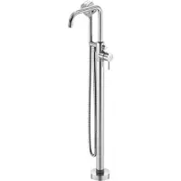 Steinberg Serie 100 Wannenarmatur, freistehende Zweigriff-Armatur, Ausladung 265 mm, 1001166
