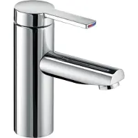 Keuco PLAN blue Einhebel-Waschtischmischer 90, ohne Ablaufgarnitur, Ausladung 107mm, 53902010100, Farbe: Verchromt