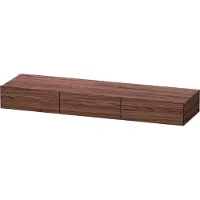 Duravit Schubkastenablage DURASTYLE 440x1500x150mm nussbaum dunkel
