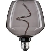 Paulmann LED-Leuchtmittel "Floating Shine G125 V2 150lm 4W 1800K Smoke 230V", transparent (anthrazit), L:16,3cm Ø:12,3cm, Leuchtmittel, LED-Leuchtmittel