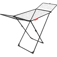 Vileda Wäscheständer Wäschetrockner Flügelwäscheständer Universal ONE schwarz