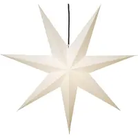 Star Trading Paper Star Frozen, Leichte Dekorationsfigur, Weiß, Papier, IP20, Stern, 1 Glühbirne(n)