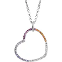 Engelsrufer Damen-Kette 925er Silber Zirkonia Engelsrufer Rosa