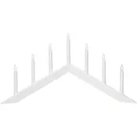 Star Trading Arrow Kerzenhalter 36cm Weiß