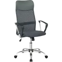 SalesFever Bürostuhl Grau mit Mesh