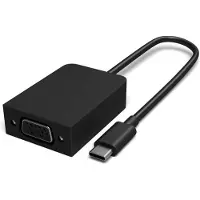 Microsoft Surface USB-C/VGA Adapter, VGA (D-Sub), USB Typ-C, Männlich, Weiblich, Schwarz, 1 Stück(e)