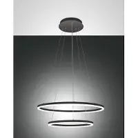 FABAS LUCE GIOTTO LED-Pendelleuchter 52W schwarz 3508-45-101