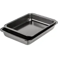 Gastromax Bratschalen-Set Kohlenstoffstahl schwarz 2er Set