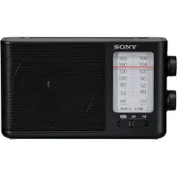 Sony ICF-506 MW/UKW Radio schwarz analoge Sendersuche