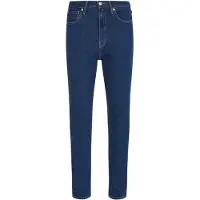 Tommy Hilfiger Slim-fit-Jeans "Slim Cigarette High Waist", mit Logo-Badge, in blauer Waschung