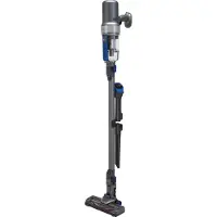 Clatronic ProfiCare PC-BS 3085 A Akku Bodenstaubsauger, Eco-Cyclon-Twin-Spin Akku-Sauger mit 25,9 V Lithium-Ionen-Akku (2200 mAh), anthrazit-blau
