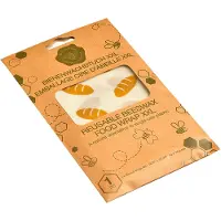 Bee's Wax Frischhaltefolie Brood Wrap Geel Braun 43 x 58 cm