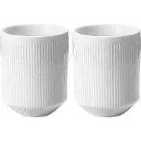 Georg Jensen Tasse Bernadotte Thermo Porzellan 260 ml (2er-Set)