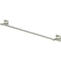 Lenz Badetuchhalter »VENT«, Nickel-matt, Montageart: Kleben oder Bohren - silberfarben