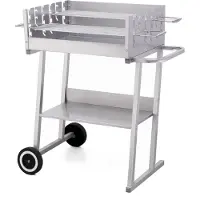 Tepro Holzkohlegrill Grillwagen Pasadena, Grillfläche: ca. 58 x 41 cm