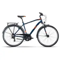 Raymon 4061453018833 TourRay 1.0 Herren Trekkingbike darkblue / orange