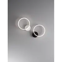 FABAS LUCE GIOTTO moderne LED-Deckenleuchte 18W weiß 3508-21-102