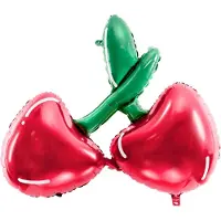 Party Deco Folienballon Cherry Grün/Rot
