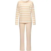 s.Oliver Pyjama mehrfarbig Gr. 32/34 für Damen. Mit Rundhals. Bequem. Nachhaltig.