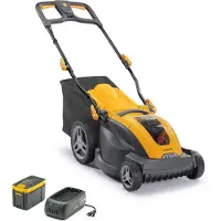Stiga Akku-Rasenmäher COMBI 340e, 38 cm Schnittbreite, Mulchfunktion, Inklusive 1x 4 Ah Akku (E440) und Ladegerät