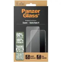 PanzerGlass Ultra-Wide Fit Antibakterieller Displayschutz für das Xiaomi Redmi Note 14 (4G)