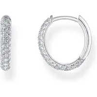 Thomas Sabo Creolen mit weissem Zirkonia-Pavé