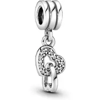 Pandora 791242CZ Charm-Anhänger Verschlungene Herzen