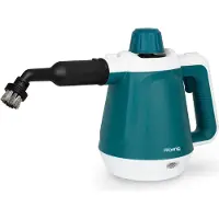 H.Koenig NV680 Handdampfreiniger 99,99% der Bakterien ohne Chemikalien, 3,5 bar, Dampf 40 g/min, bereit in 5 Minuten, 13 Zubehörteile, Fliesen, Küche, Bad, Fenster, Stoffe
