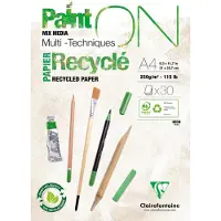 Clairefontaine - Recycled PaintON Pad - White - A4