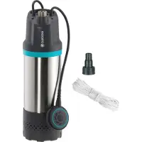 Gardena 1768-20, 900 W, AC, 3,5 bar, 5900 l/h, IPX8, Schwarz, Edelstahl