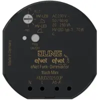 JUNG FM UD 20250 UP, Dimmerauslöser, Unterputzmontiert, 868 MHz, 20 mW, 100 m, Schwarz