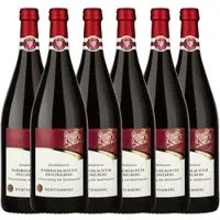 Württembergische WZG Haberschlachter Heuchelb.Schwarzriesling mit Spätburgunder Qualitätswein 1,0L 6er Karton